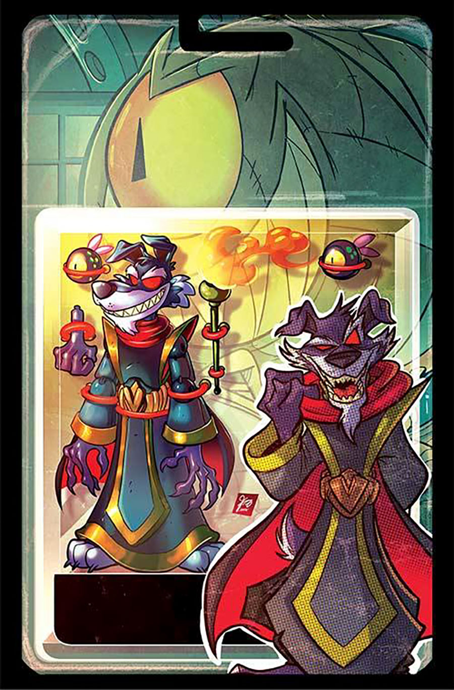 Darkwing Duck Negaduck #6 Cover G Incentive Action Figure Virgin Cover