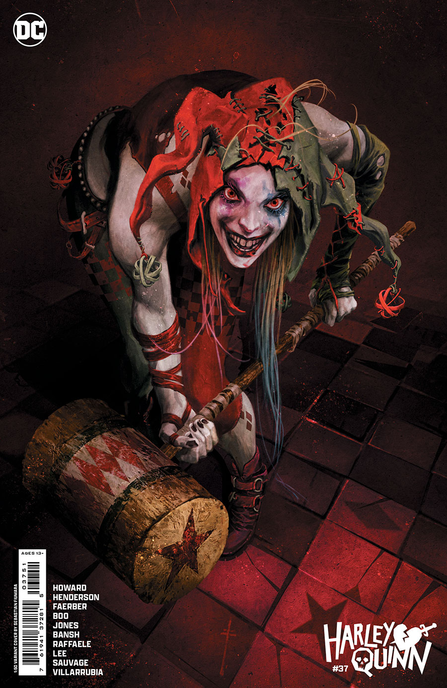 Harley Quinn Vol 4 #37 Cover D Incentive Sebastian Fiumara Card Stock Variant Cover