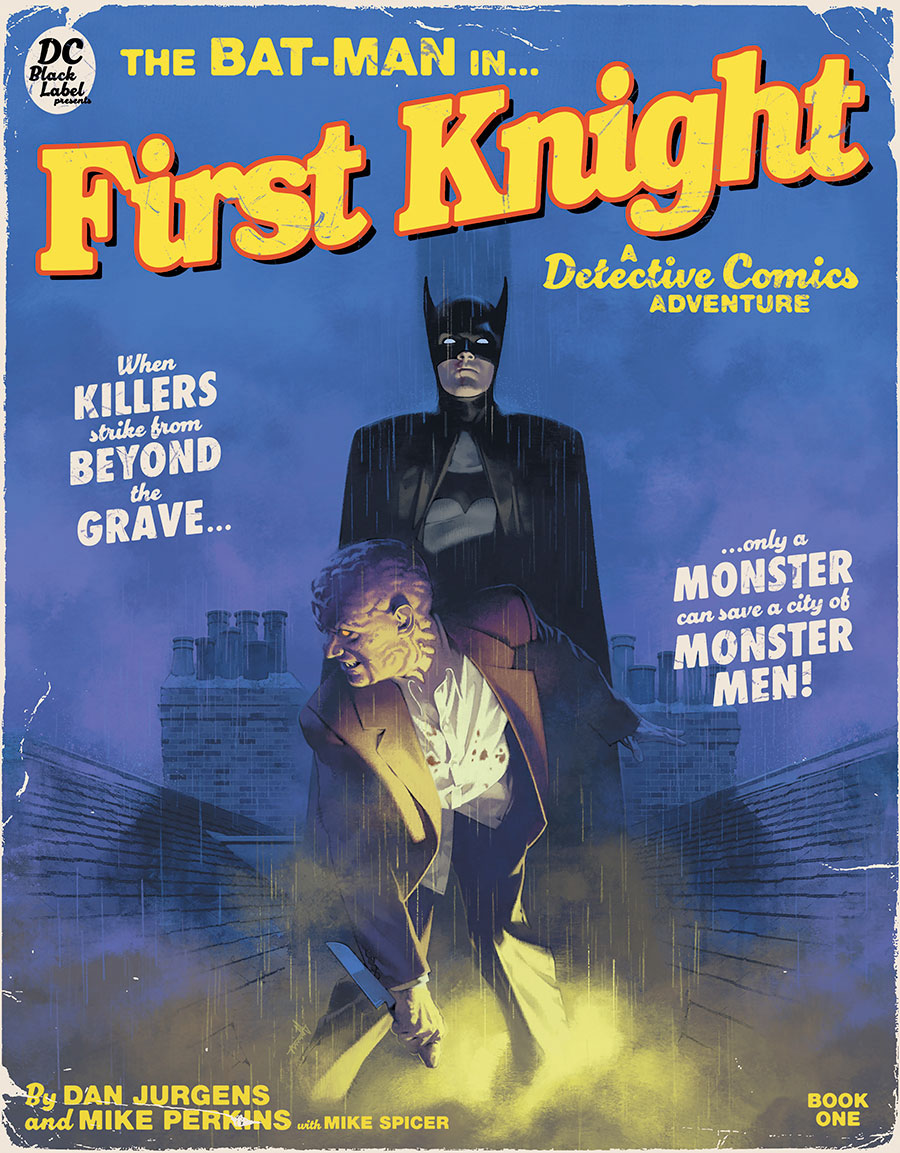 The Bat-Man First Knight #1 Cover C Variant Marc Aspinall Pulp Novel Cover (Limit 1 Per Customer)