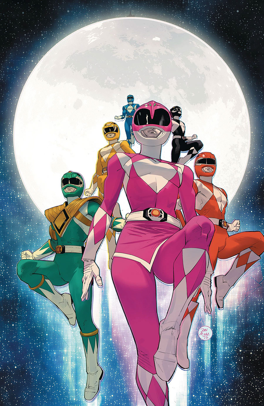 Mighty Morphin Power Rangers The Return #1 Cover F Incentive Dan Mora Virgin Cover