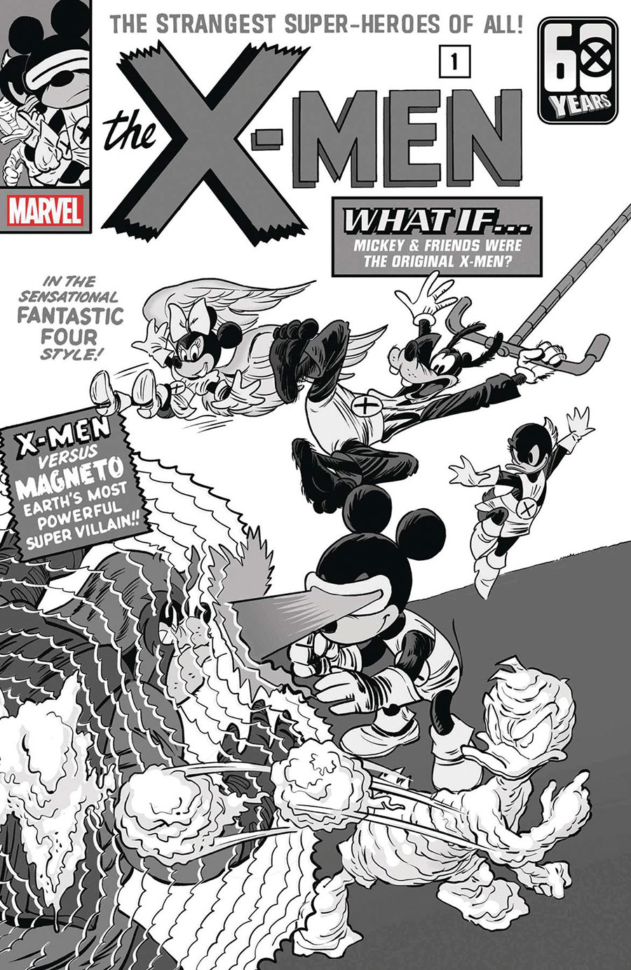 Amazing Spider-Man Vol 6 #43 Cover E Incentive Lorenzo Pastrovicchio Disney What If Black & White Cover (Gang War Tie-In)