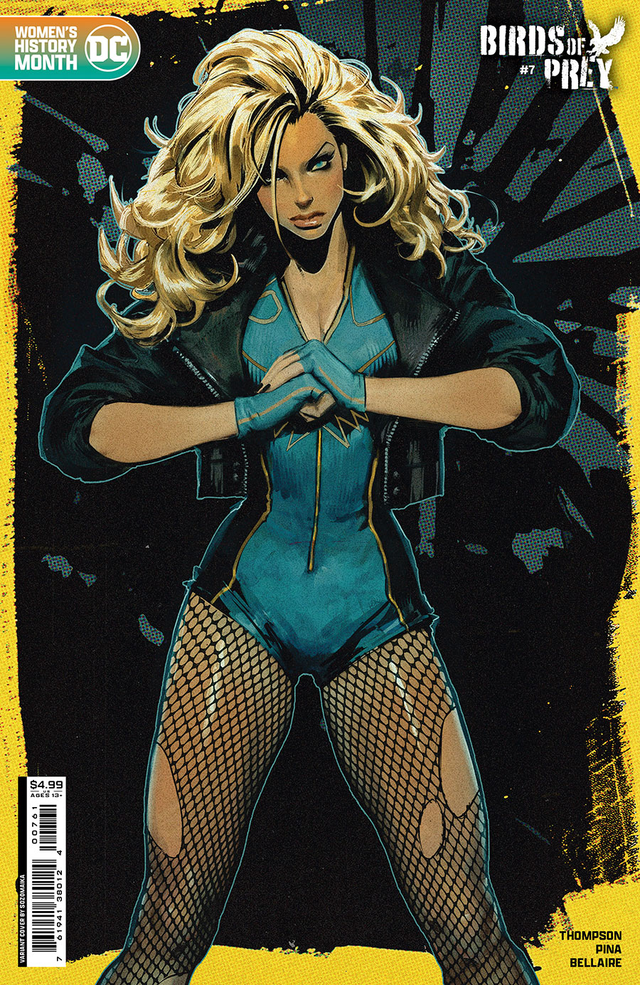 Birds Of Prey Vol 5 #7 Cover D Variant Sozomaika Womens History Month Card Stock Cover (Limit 1 Per Customer)