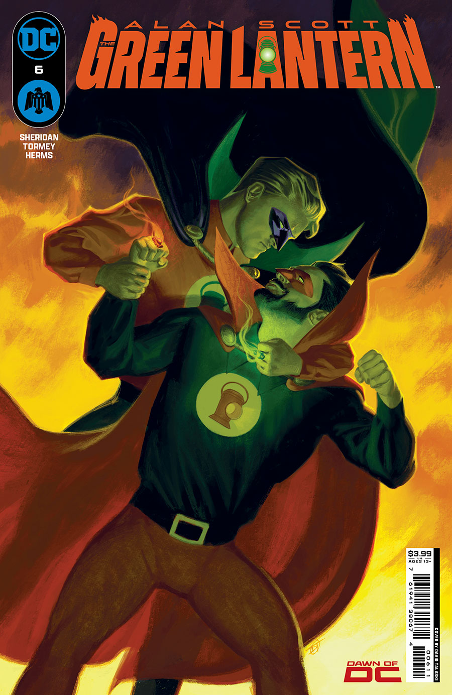 Alan Scott The Green Lantern #6 Cover A Regular David Talaski Cover