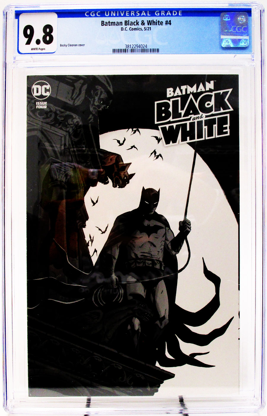 Batman Black & White Vol 3 #4 Cover D Regular Becky Cloonan Cover CGC 9.8