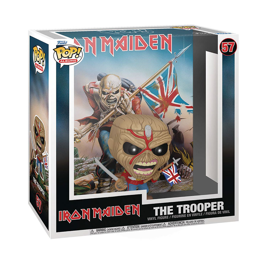 POP Albums Iron Maiden The Trooper Vinyl Figure