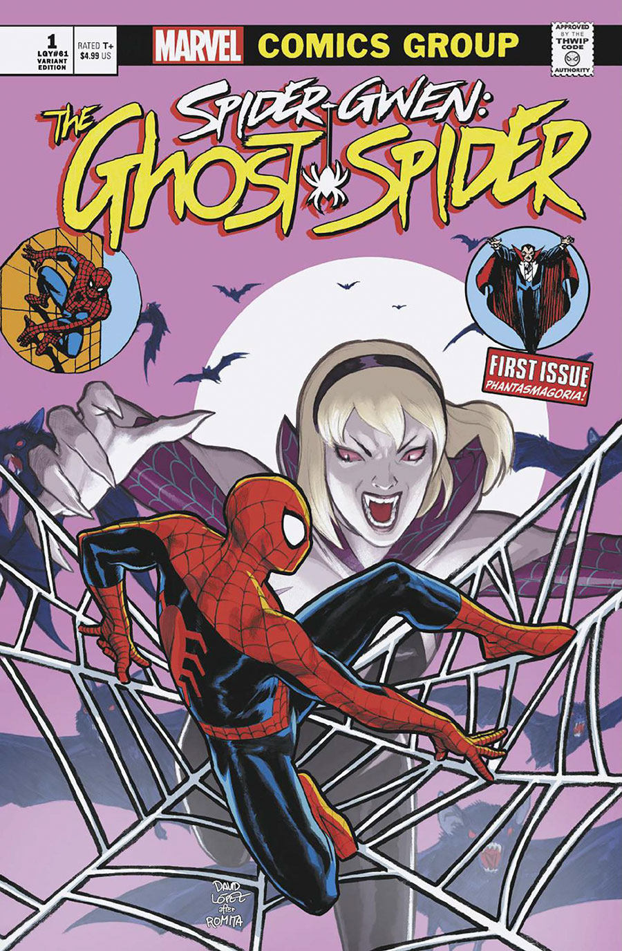 Spider-Gwen Ghost-Spider Vol 2 #1 Cover B Variant David Lopez Vampire Cover