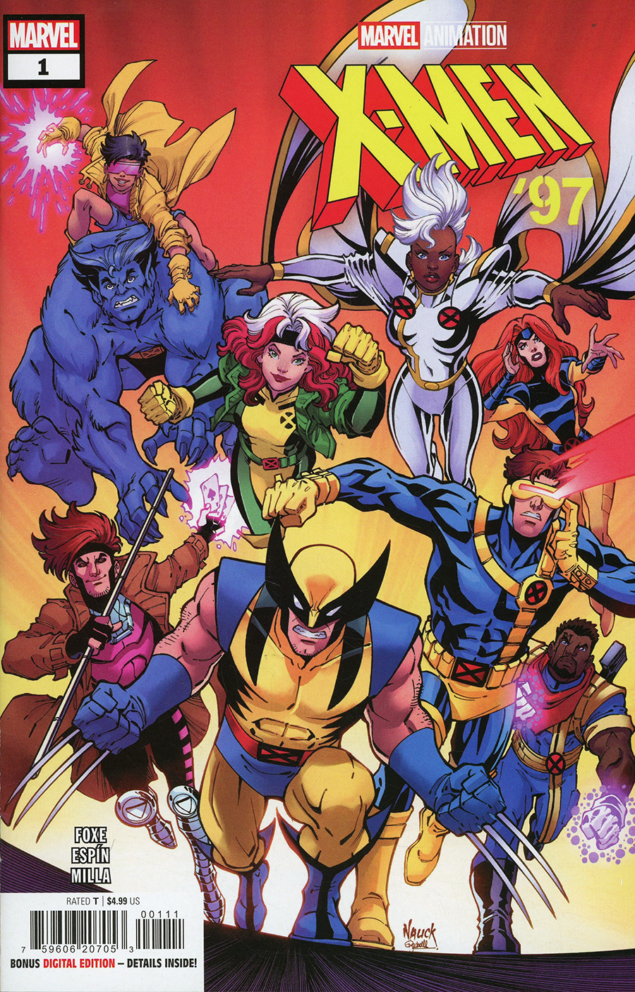 X-Men 97 #1 Cover A Regular Todd Nauck Cover (Limit 1 Per Customer 