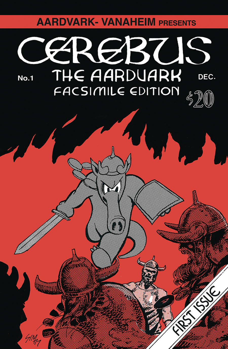 Cerebus The Aardvark #1 Facsimilie Edition Cover A Regular Dave Sim Cover