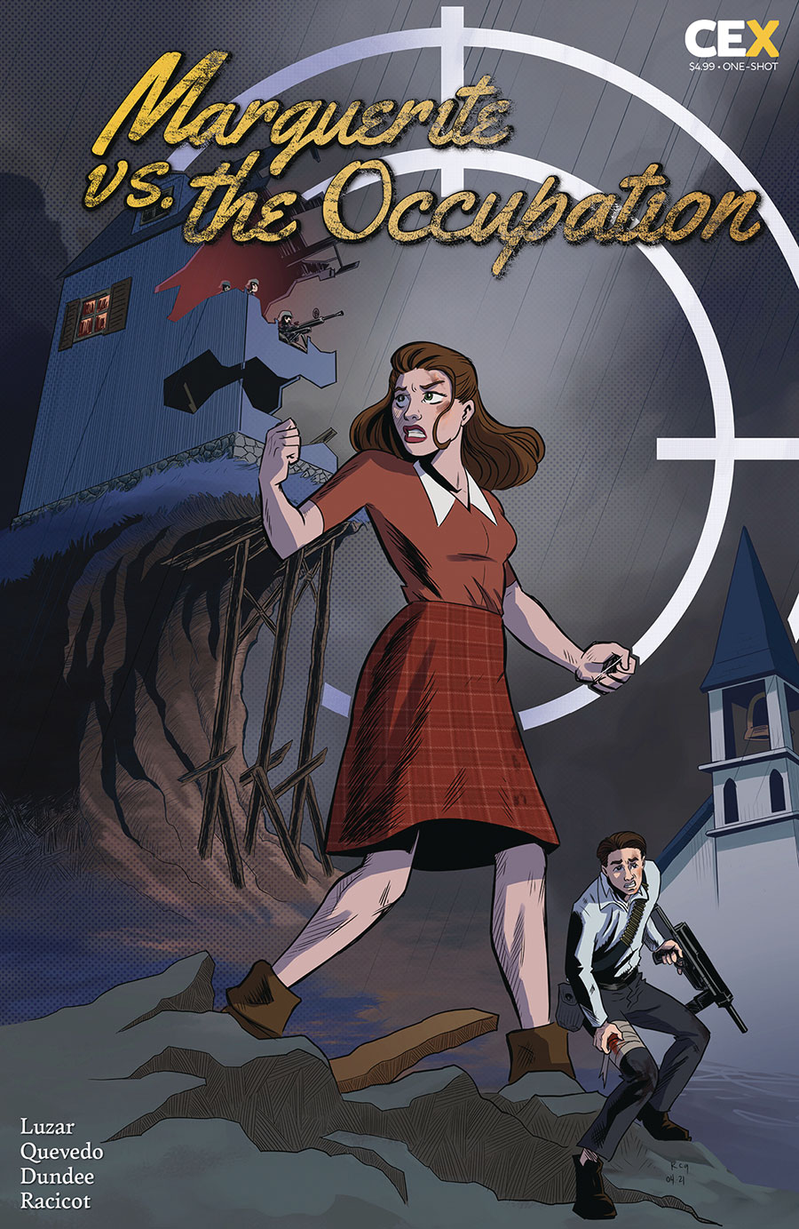 Marguerite vs The Occupation #1 (One Shot) Cover A Regular Kasey Quevedo Cover