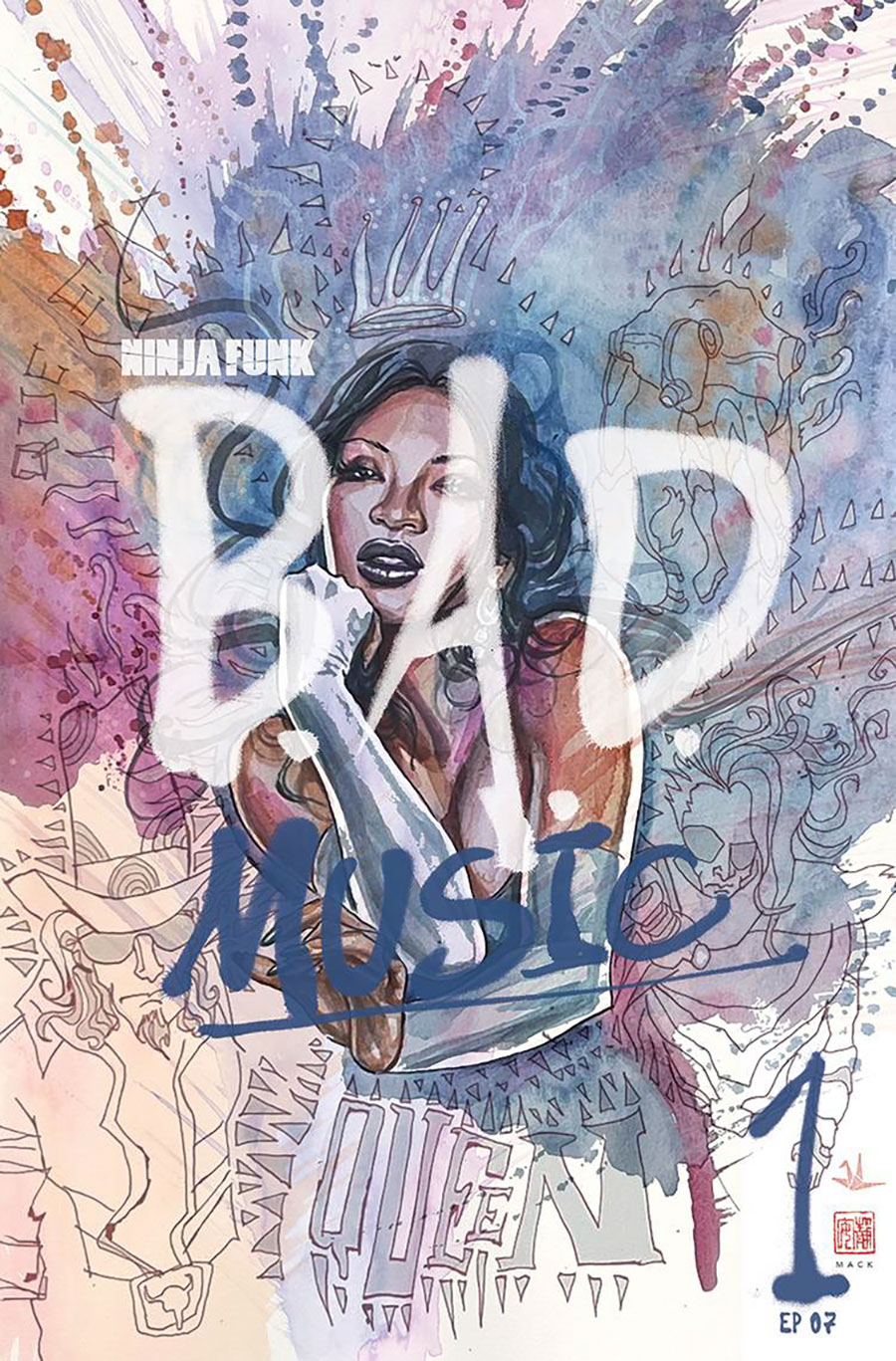 Ninja Funk B.A.D. Music #1 Cover A Regular David Mack Cover