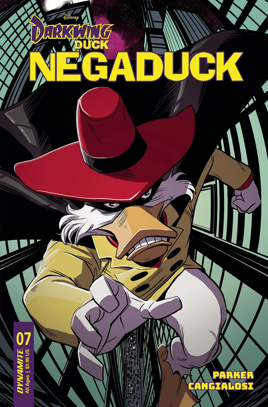 Darkwing Duck Negaduck #7 Cover B Variant Drew Moss Cover