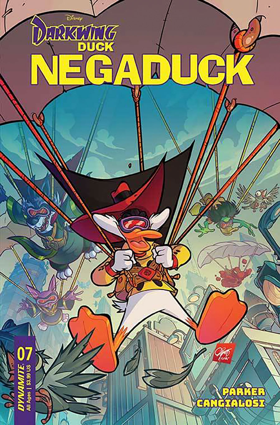 Darkwing Duck Negaduck #7 Cover D Variant Ciro Cangialosi Cover