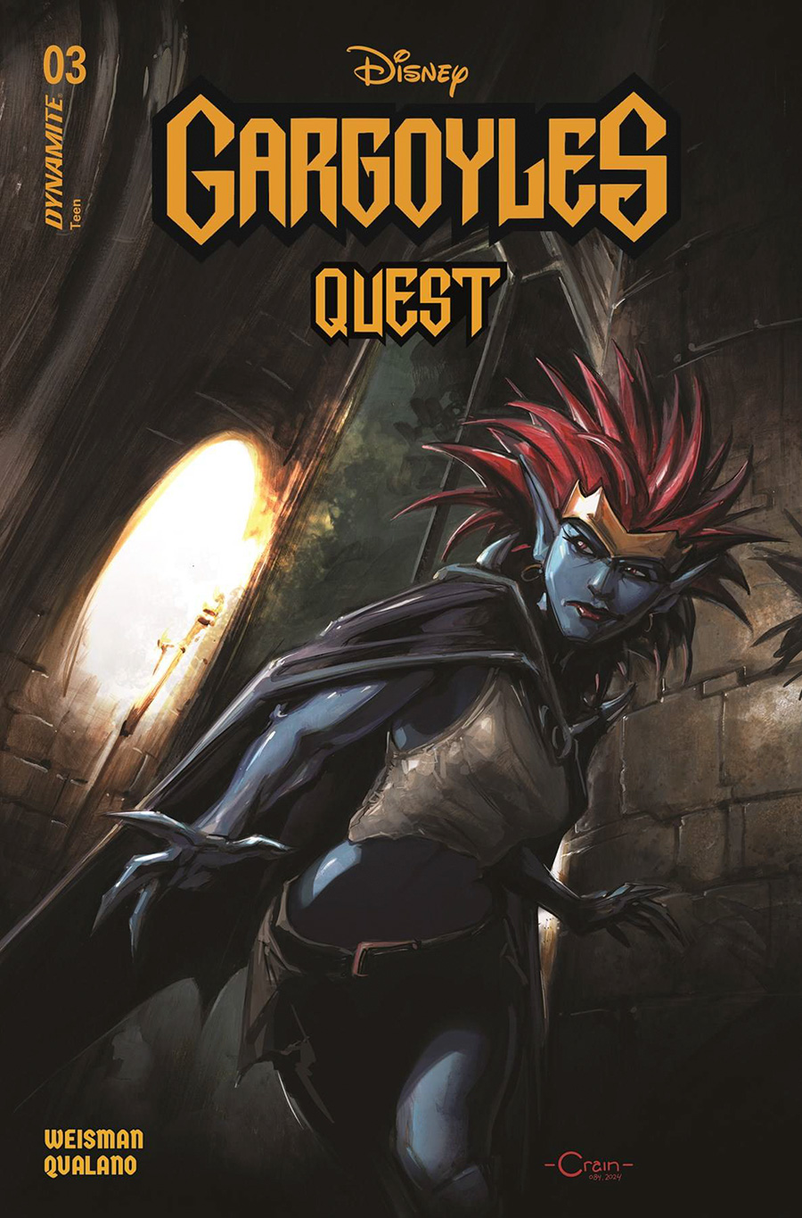 Gargoyles Quest #3 Cover A Regular Clayton Crain Cover