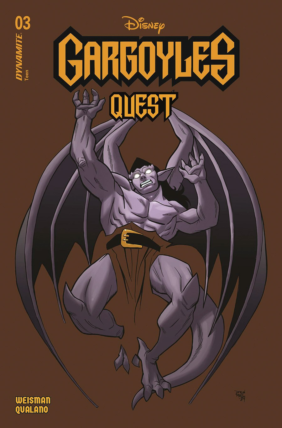 Gargoyles Quest #3 Cover C Variant Drew Moss Color Bleed Cover