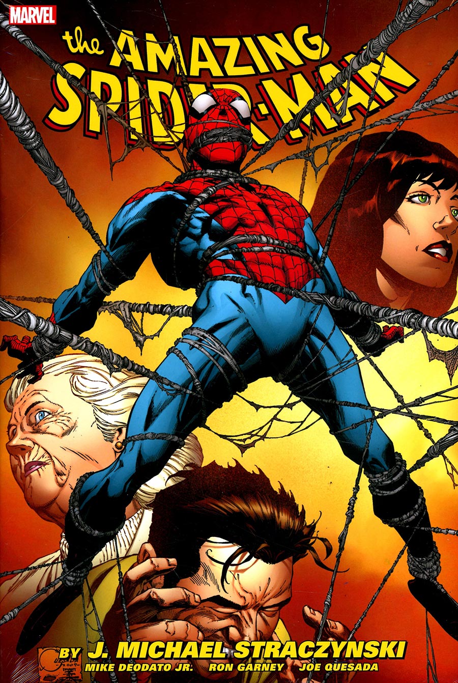 Amazing Spider-Man By J Michael Straczynski Omnibus Vol 2 HC Direct Market Joe Quesada Variant Cover New Printing