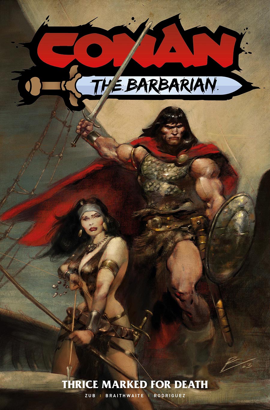 Conan The Barbarian (2023) Vol 2 Thrice Marked For Death TP Book Market Roberto De La Torre Cover