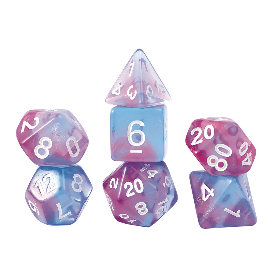 RPG Dice Treasure Series 7-Piece Dice Set - Opal