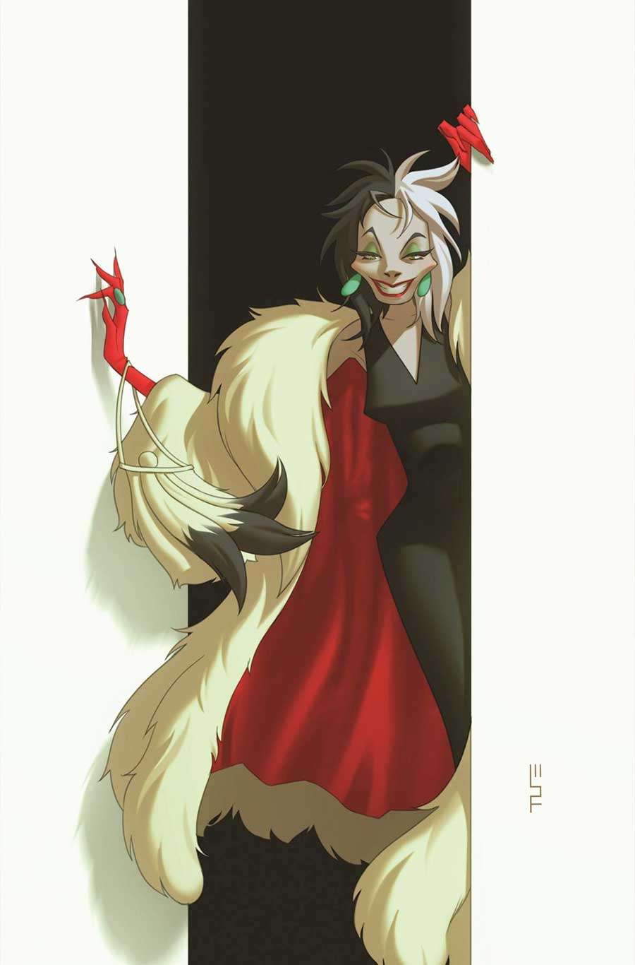 Disney Villains Cruella De Vil #4 Cover H Incentive W Scott Forbes Virgin Cover