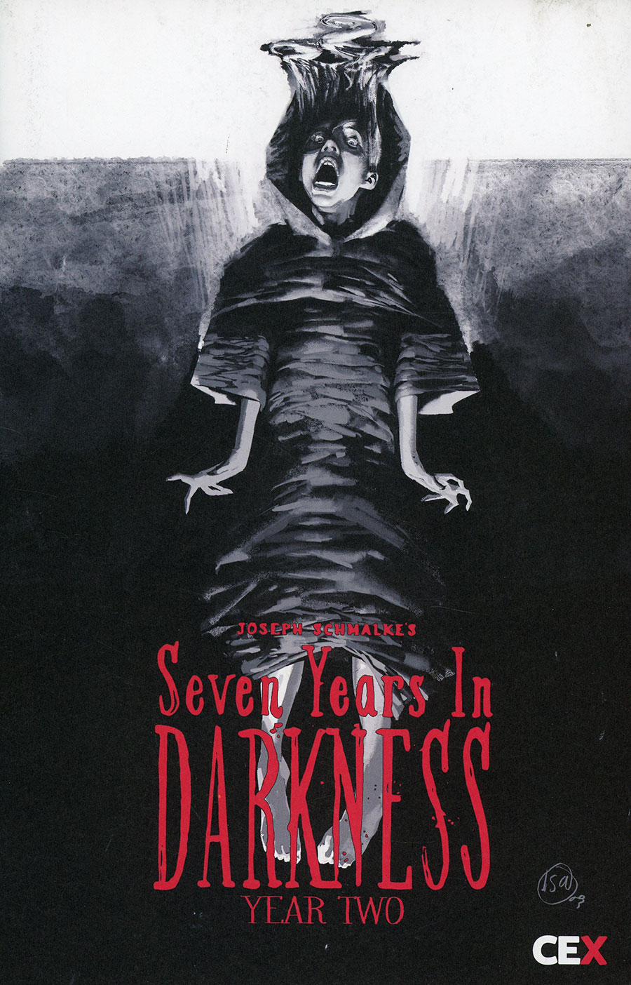 Seven Years In Darkness Year Two #1 Cover D Incentive Jason Shawn Alexander Black & White Cover
