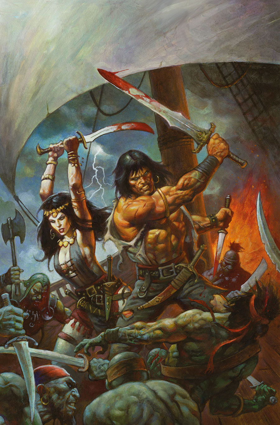 Conan The Barbarian Vol 5 #7 Cover D Variant Alex Horley Virgin Cover