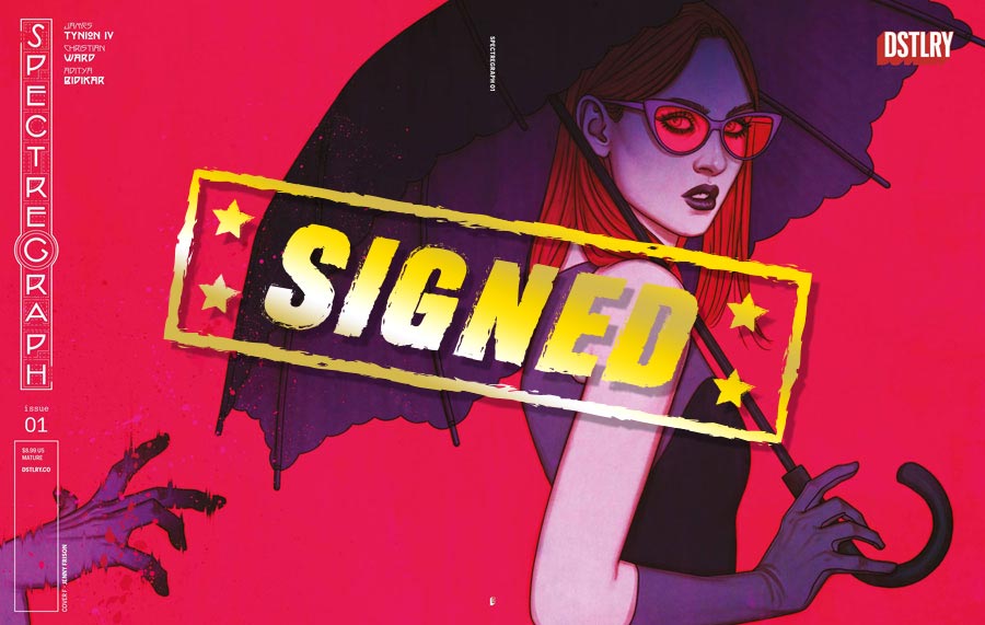 Spectregraph #1 Cover M Variant Jenny Frison Wraparound Cover Signed By James Tynion IV