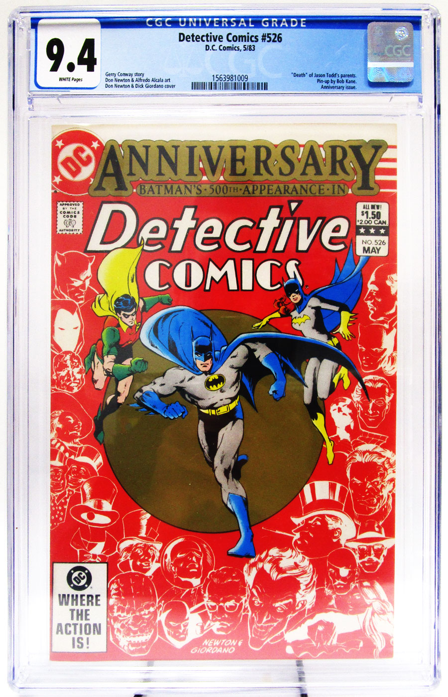 Detective Comics #526 Cover B CGC 9.4