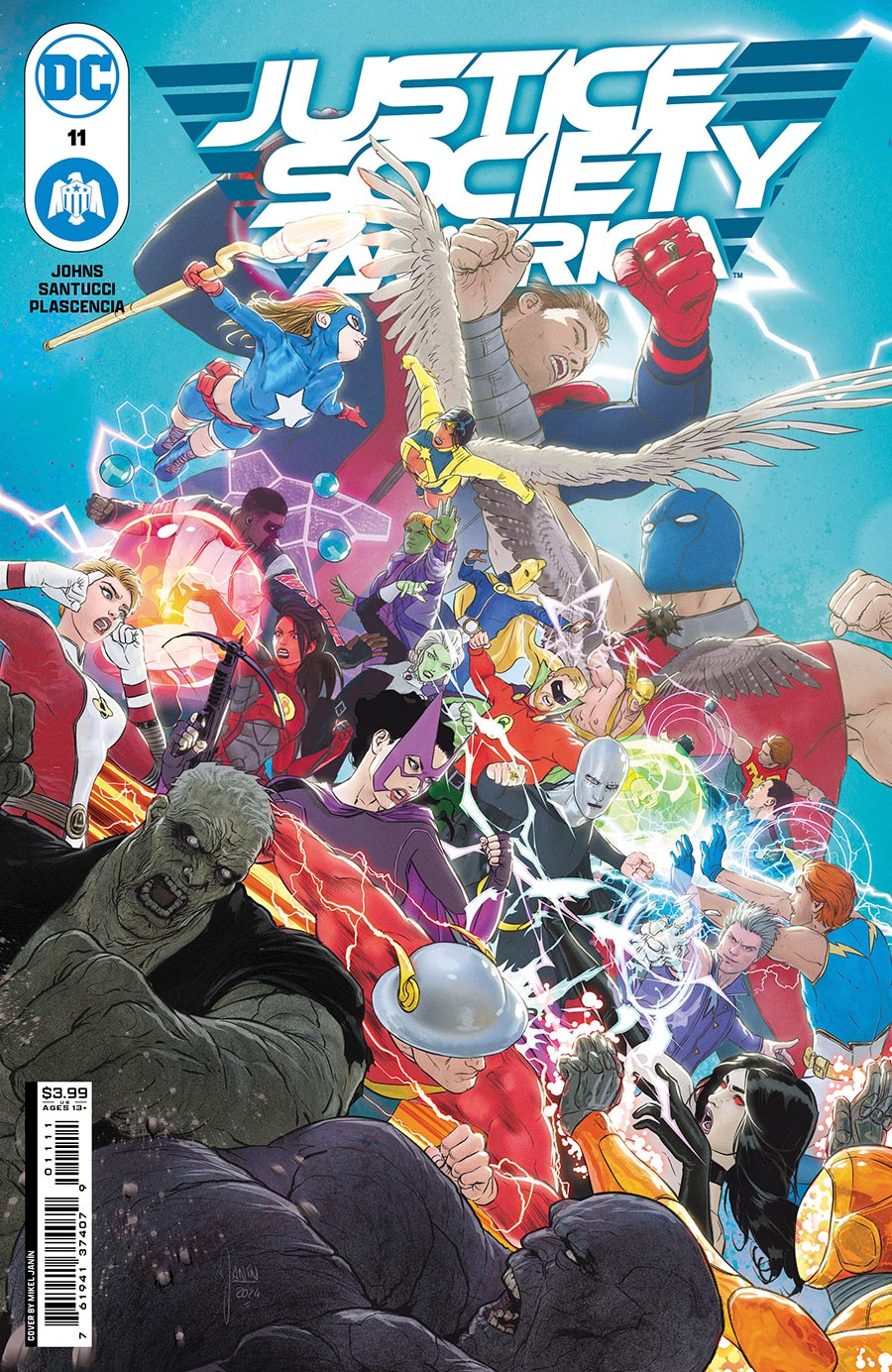 Justice Society Of America Vol 4 #11 Cover A Regular Mikel Janin Cover