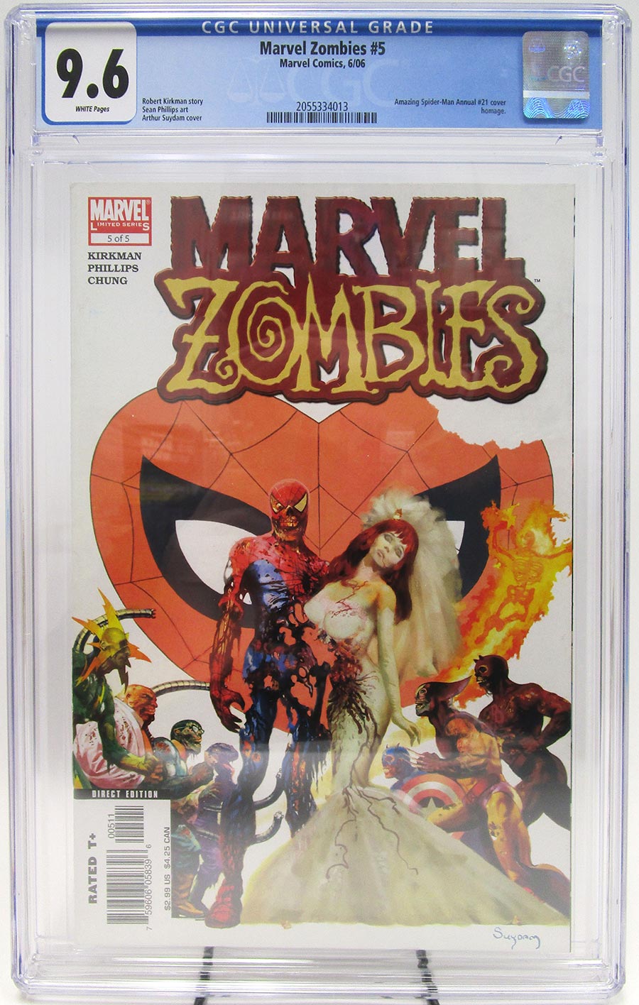 Marvel Zombies #5 Cover E 1st Ptg CGC 9.6