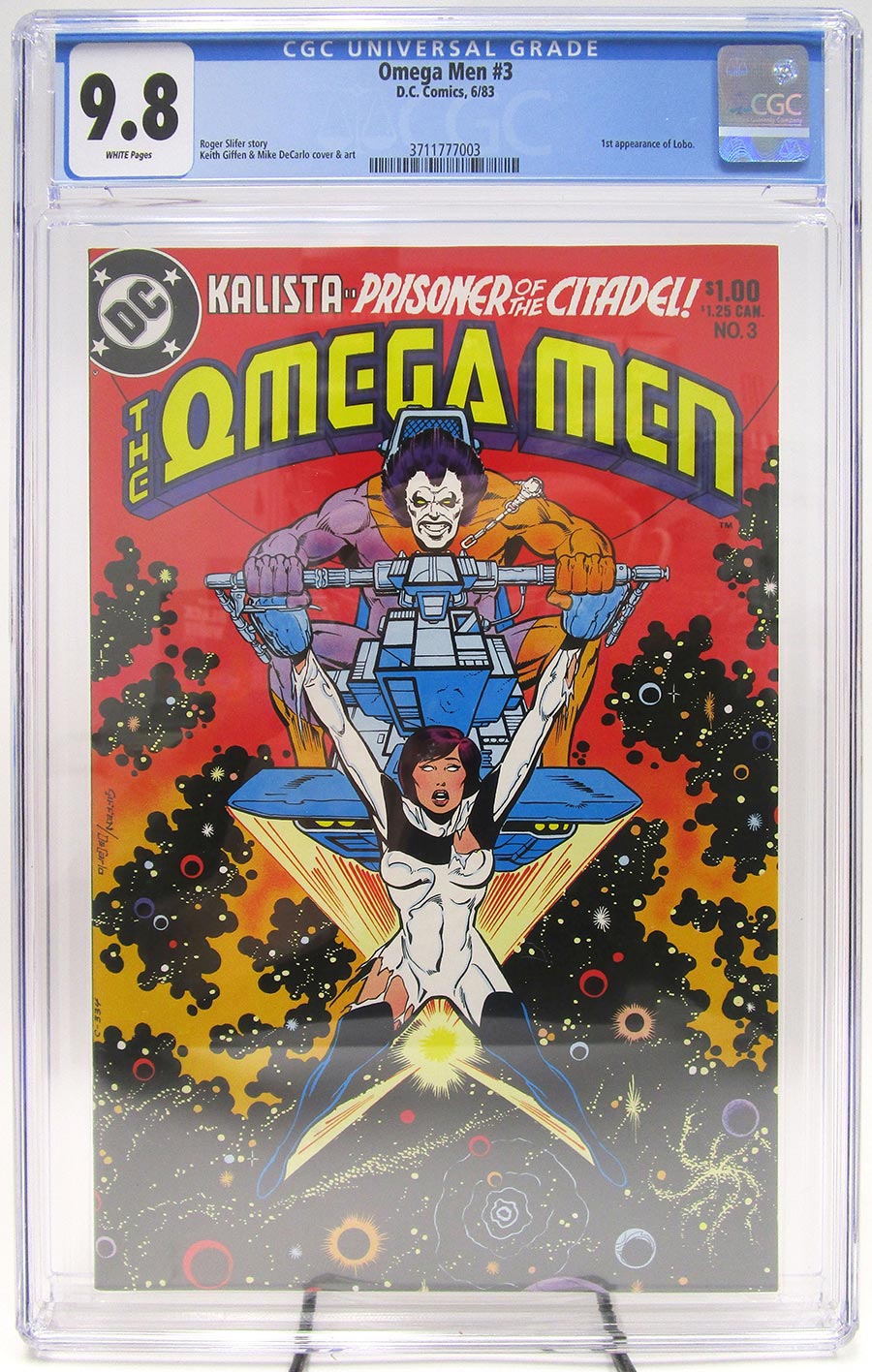 Omega Men #3 Cover B CGC 9.8