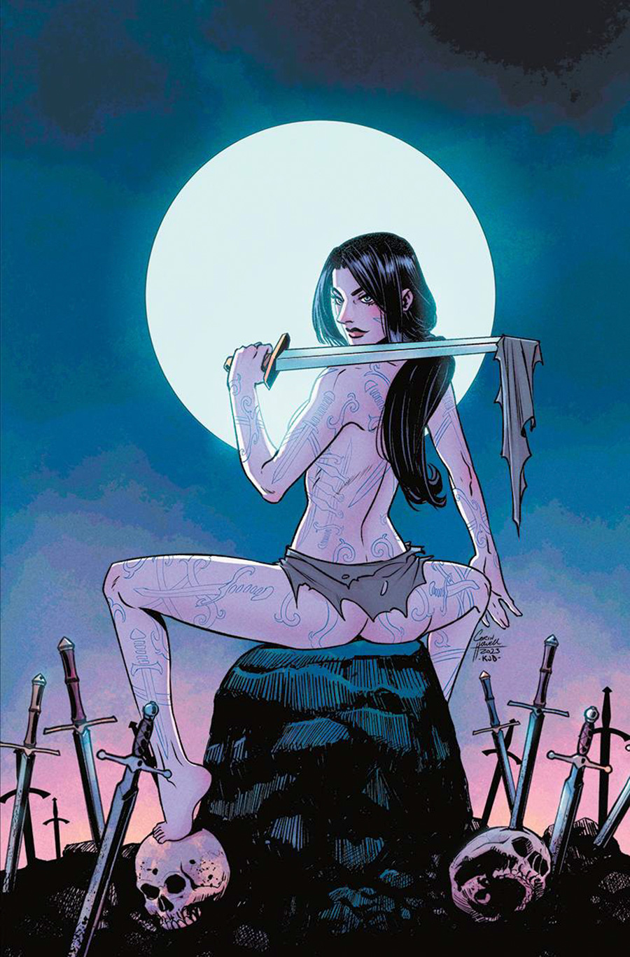 Barbaric Born In Blood #3 Cover C Variant Corin Howell Premium Virgin Cover