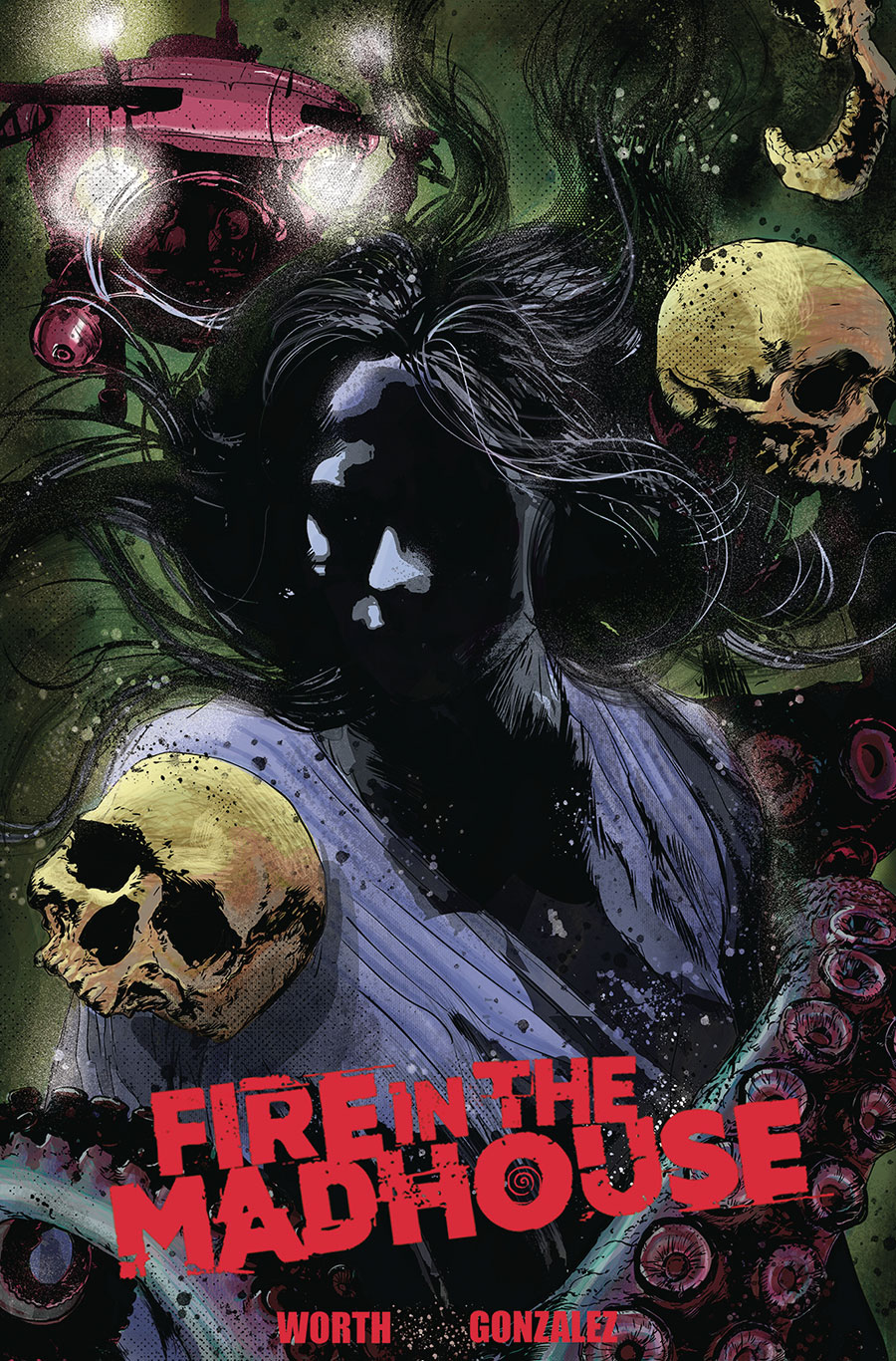 Fire In The Madhouse #2 Cover A Regular Hernan Gonzalez Cover