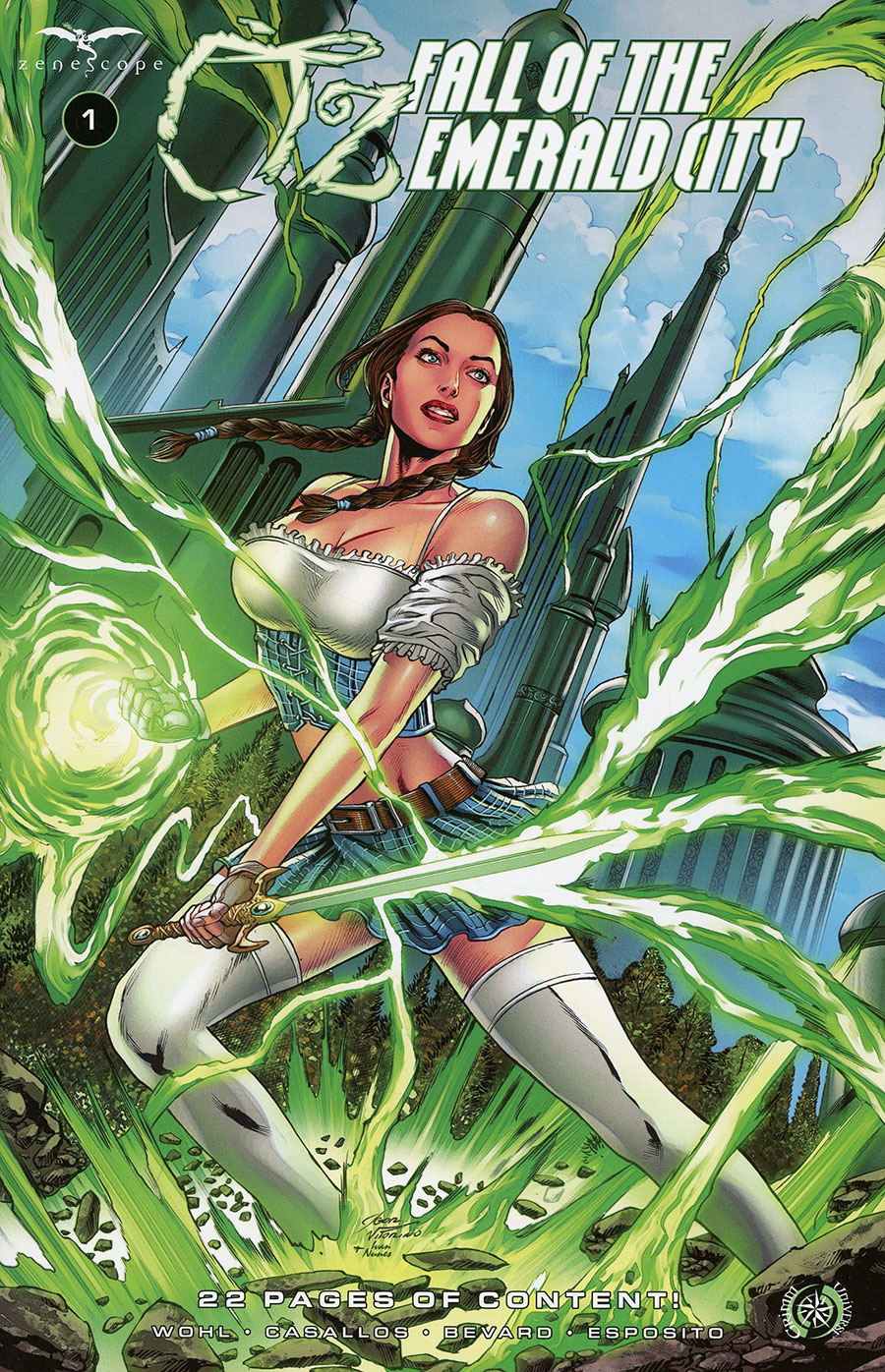 Grimm Fairy Tales Presents Oz Fall Of The Emerald City #1 Cover A Regular Igor Vitorino Cover