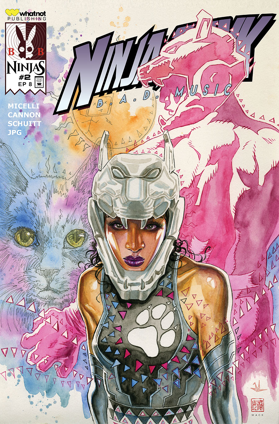 Ninja Funk B.A.D. Music #2 Cover A Regular David Mack Cover