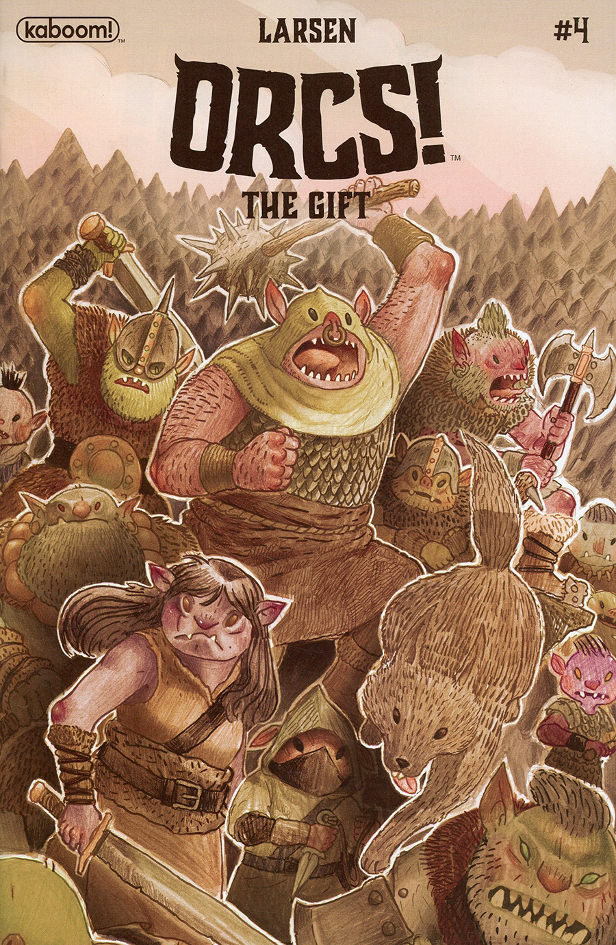 Orcs The Gift #4 Cover B Variant Rossydoesdrawings Cover