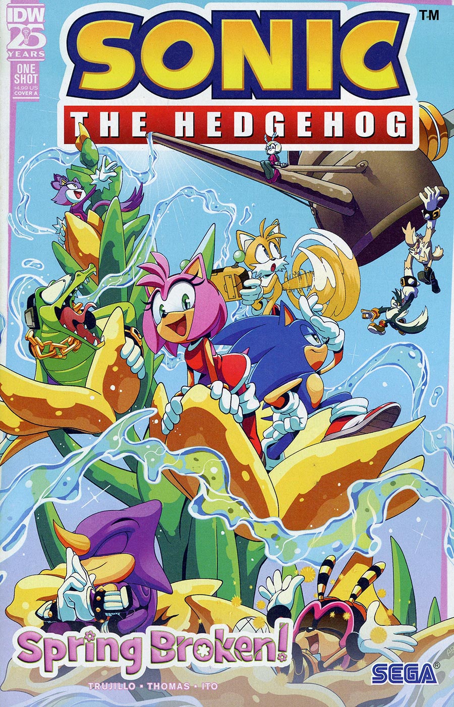 Sonic The Hedgehog Spring Broken #1 (One Shot) Cover A Regular Adam Bryce Thomas Cover