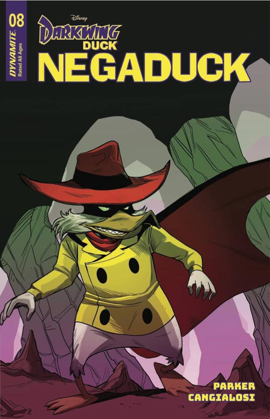 Darkwing Duck Negaduck #8 Cover B Variant Drew Moss Cover