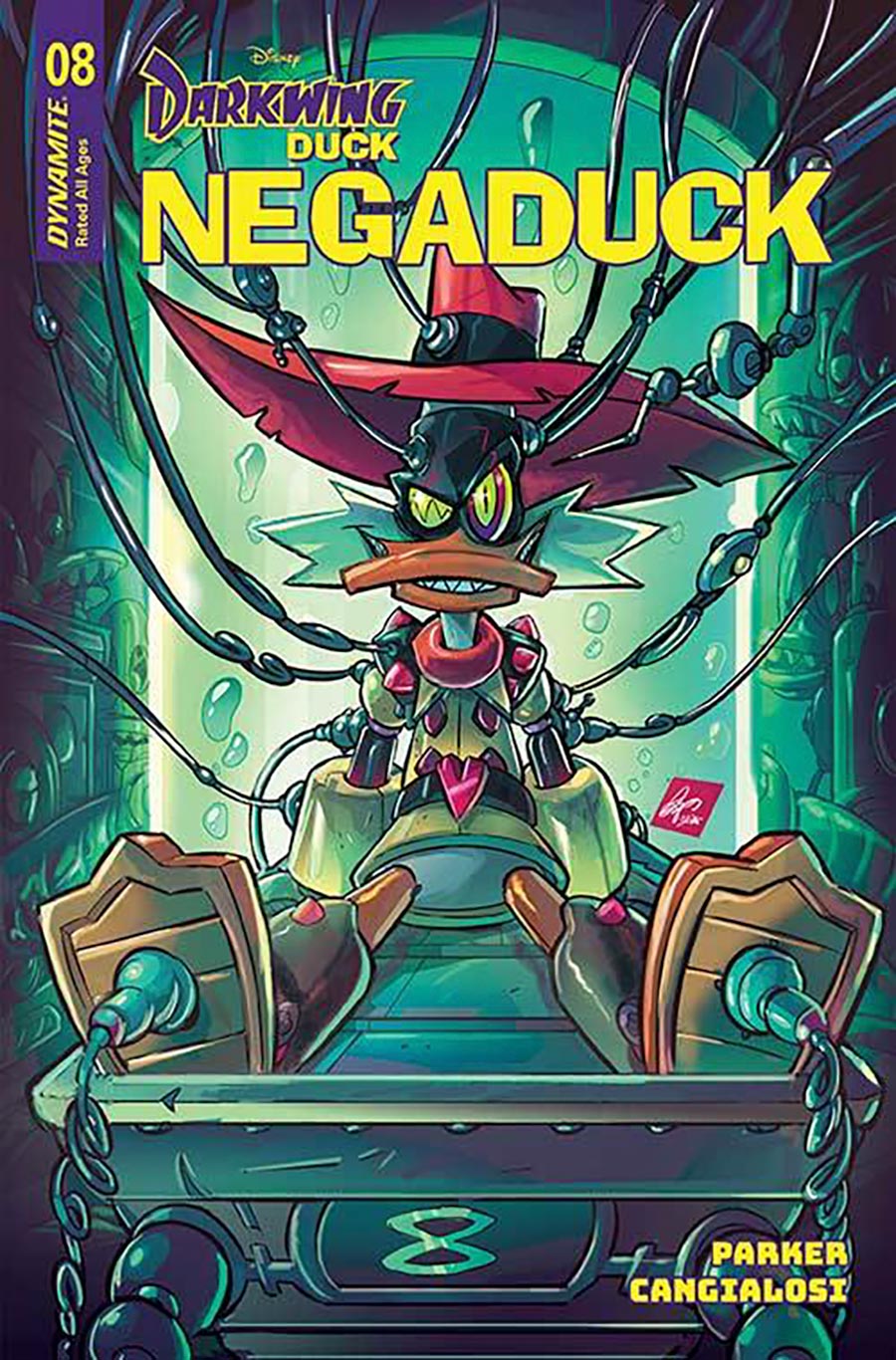 Darkwing Duck Negaduck #8 Cover D Variant Ciro Cangialosi Cover