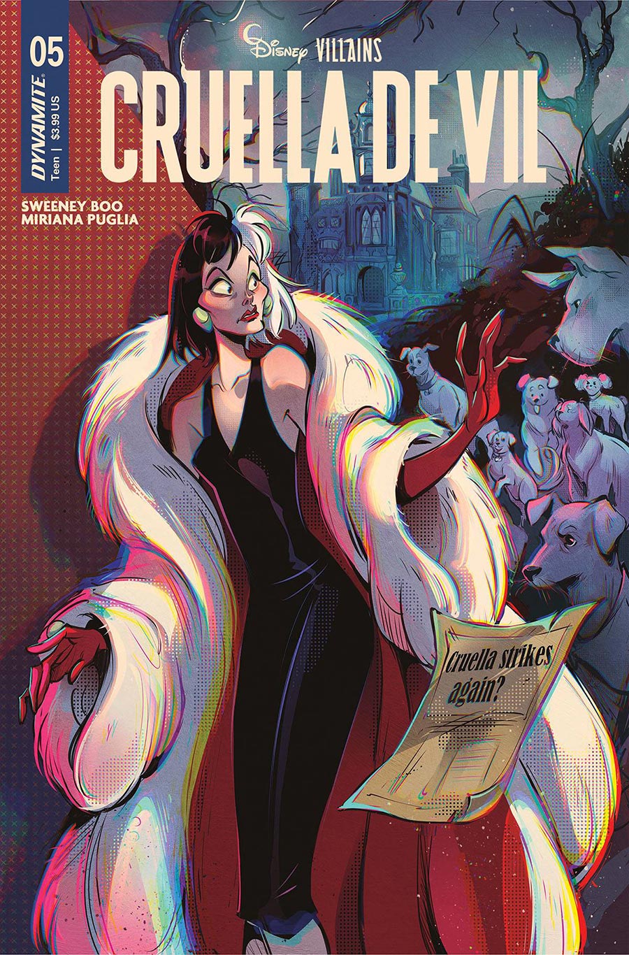 Disney Villains Cruella De Vil #5 Cover C Variant Gretel Lusky Cover