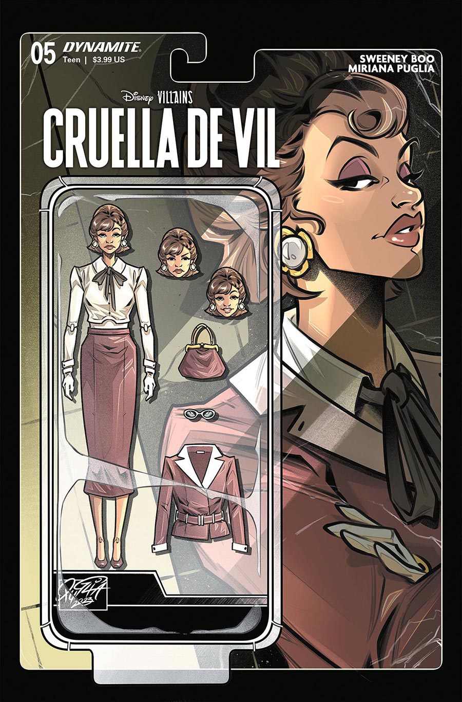 Disney Villains Cruella De Vil #5 Cover D Variant Action Figure Cover