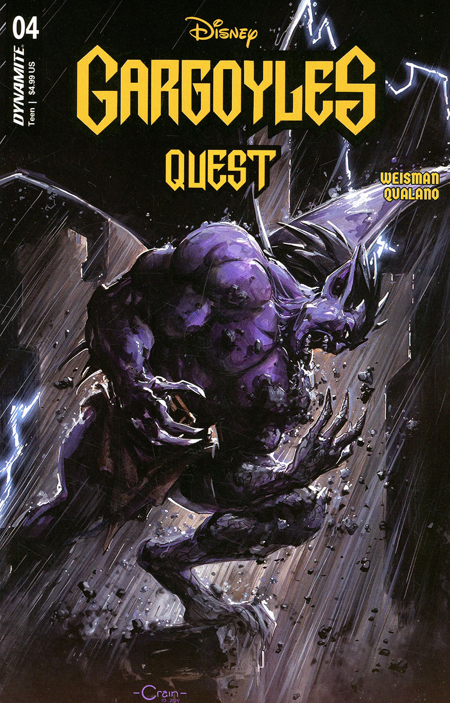 Gargoyles Quest #4 Cover A Regular Clayton Crain Cover