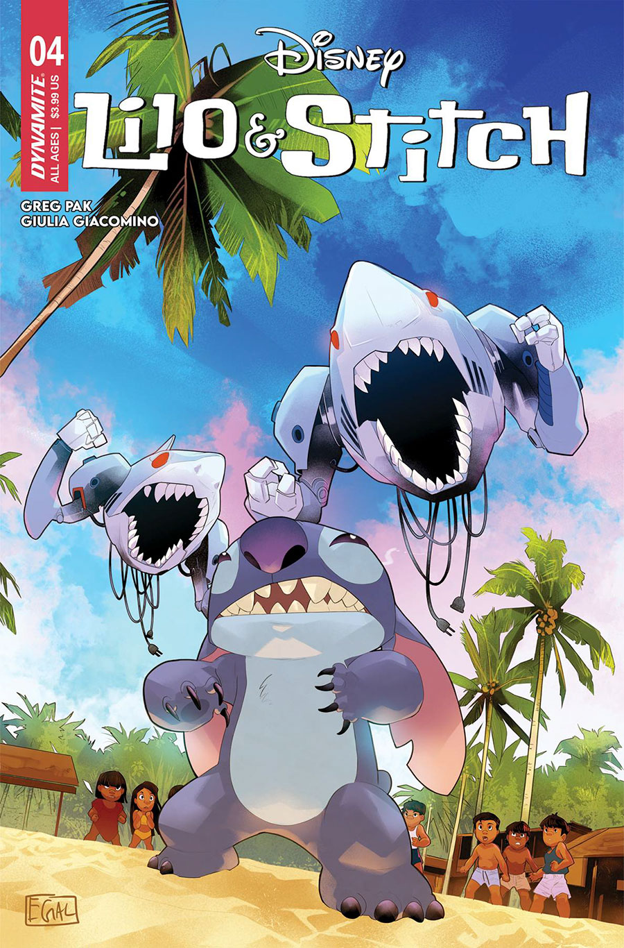 Lilo & Stitch #4 Cover C Variant Edwin Galmon Cover