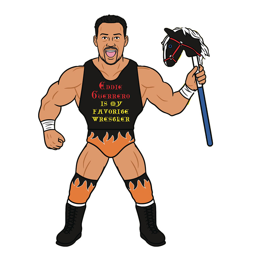 Major Bendies Wrestling 5-Inch Action Figure - Chavo Guerrero Jr