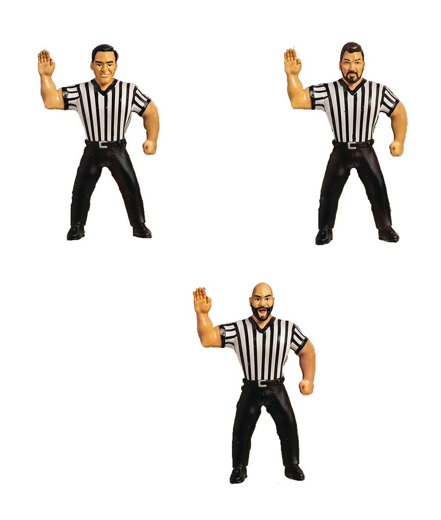 Major Bendies Wrestling 5-Inch Action Figure - Major Bendie Referee