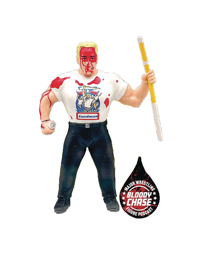 Major Bendies Wrestling 5-Inch Action Figure - Sandman