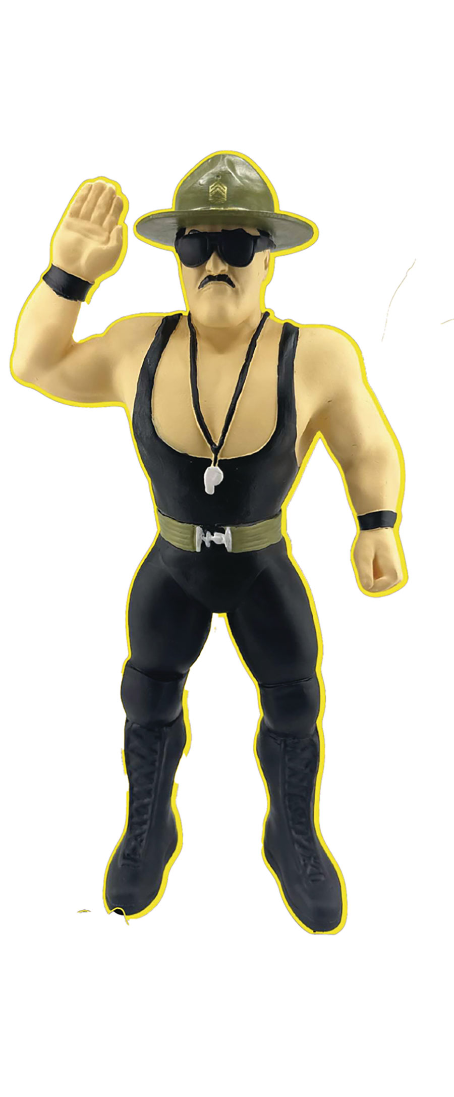 Major Bendies Wrestling 5-Inch Action Figure - Sgt Slaughter