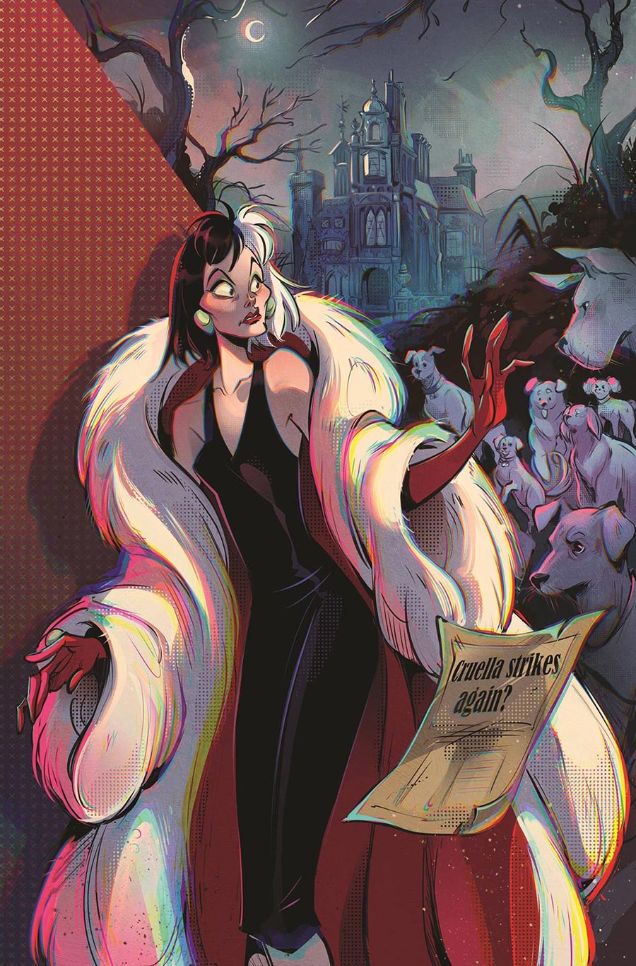 Disney Villains Cruella De Vil #5 Cover F Incentive Gretel Lusky Virgin Cover