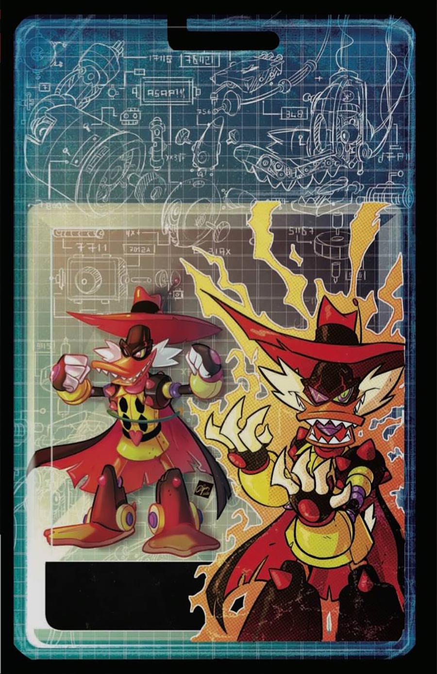 Darkwing Duck Negaduck #8 Cover G Incentive Action Figure Virgin Cover