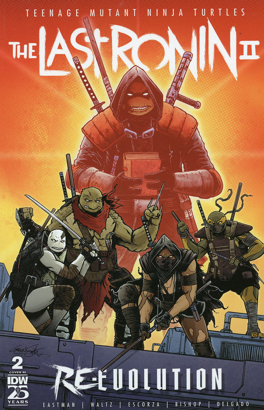 Teenage Mutant Ninja Turtles The Last Ronin II Re-Evolution #2 Cover E Incentive Gavin Smith Variant Cover