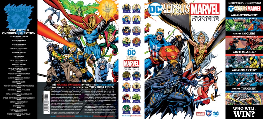 DC Versus Marvel The Amalgam Age Omnibus HC Book Market Dave Gibbons Cover