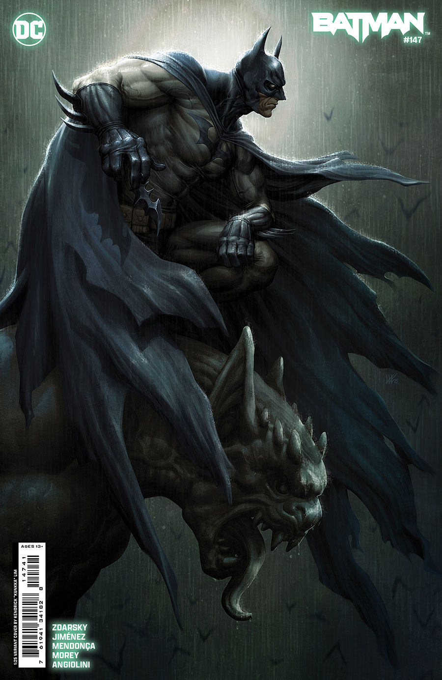 Batman Vol 3 #147 Cover E Incentive Kendrick kunkka Lim Card Stock Variant Cover